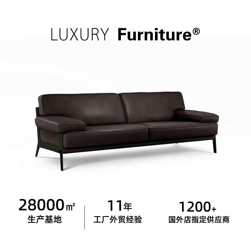 sofa set furniture hotel 高档真皮沙发别墅工程家具 Диван