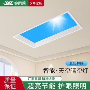 晴空灯天窗嵌入式超薄青空灯高显指自然光蓝天灯智能吸顶客厅卧室