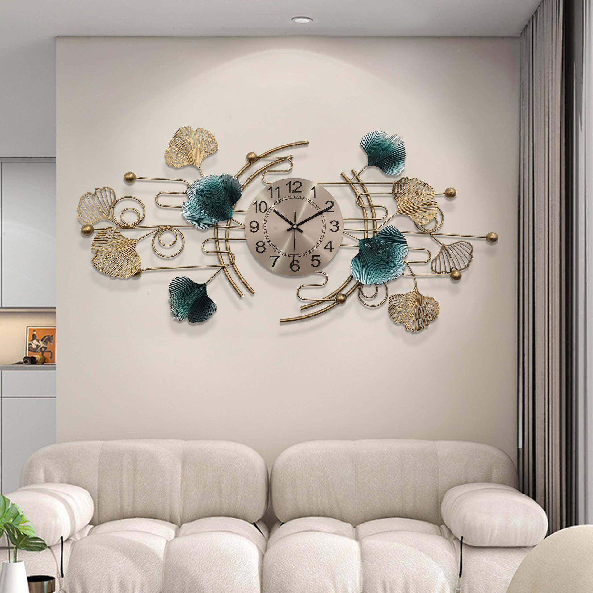 北欧时尚钟表客厅现代简约家用装饰时钟挂墙网红创意餐厅挂件Wal