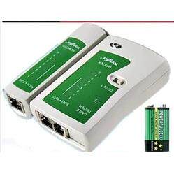 正品多功能网络测试仪宽带线专业检测工具 两用电话线网线信号通