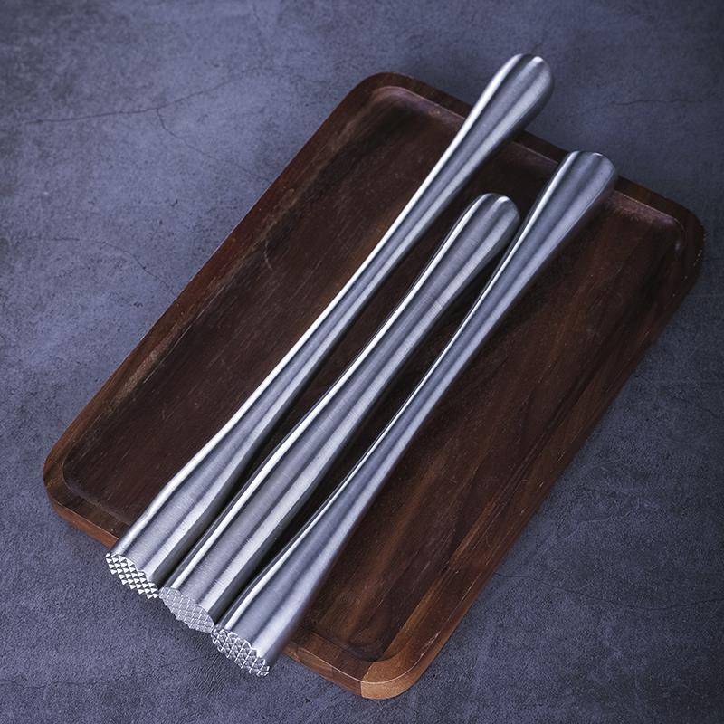 不锈钢捣棒 调酒捣碎棒 碎冰棒捣水果棒捣棒棍果茶专用酒吧捣压棒