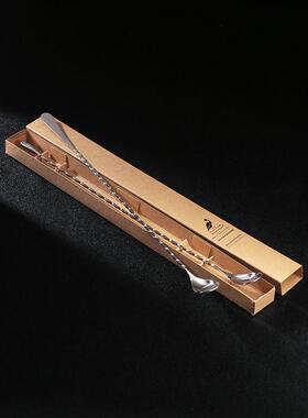 Barsoul帝国级四次一次性轻304细线33厘米调酒师右手搅拌棒调酒棒