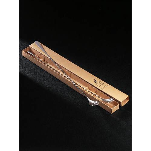 Barsoul帝国级四次一次性轻304细线33厘米调酒师右手搅拌棒调酒棒