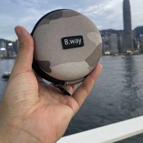 B.way兰道防水抗压防摔圆形滤镜包Molle绿红迷彩黑色轻便收纳腰包