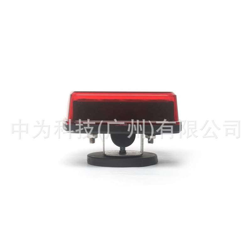 货车LED红光边灯爆闪信号灯具防水卡车侧灯照明道路夜光灯具磁吸
