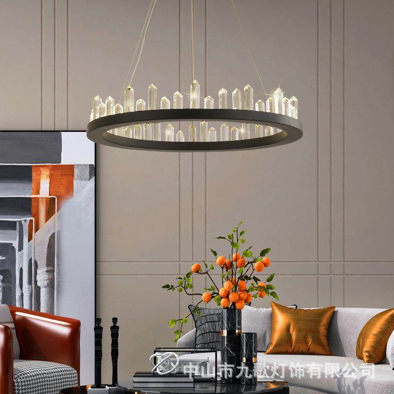 后现代简约轻奢水晶灯客厅吊灯别墅工程欧式卧室餐厅圆形北欧灯具,特色手工艺,其他特色工艺品,淘宝优惠券,粉丝福利购,淘宝优惠卷