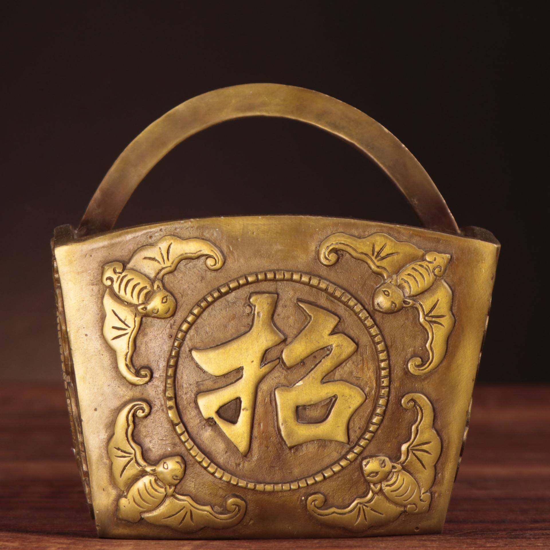 杨铜记金银满斗金属工艺品家居铜摆件铜仿古日进斗金铜斗,畜牧/养殖物资,畜牧/养殖器械,淘宝优惠券,粉丝福利购,淘宝优惠卷