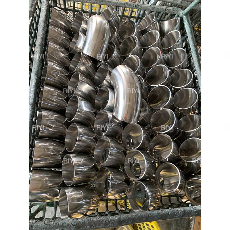 316L卫生级弯头镜面弯头冲压焊接弯头内外精抛扶手弯头不锈钢弯头