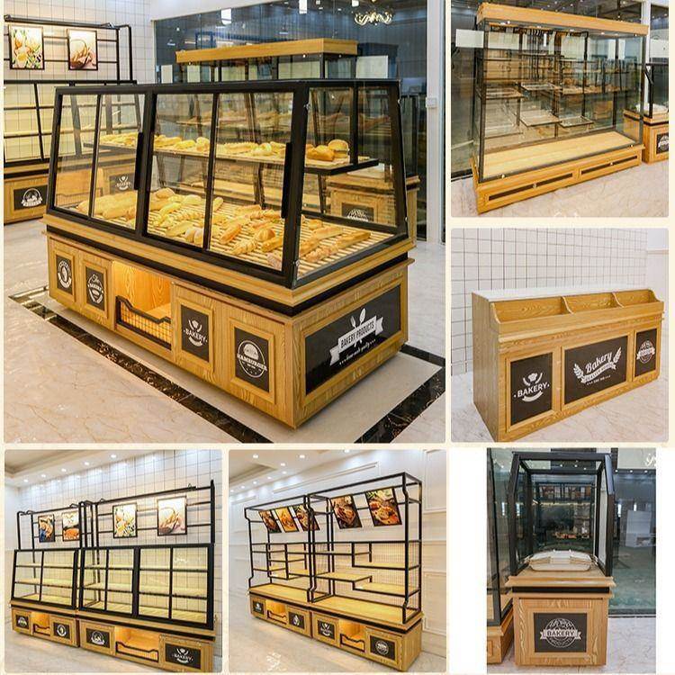 烘焙展柜现货面ZBI包中岛面柜包商透摆摊多层干用货展明示柜面包