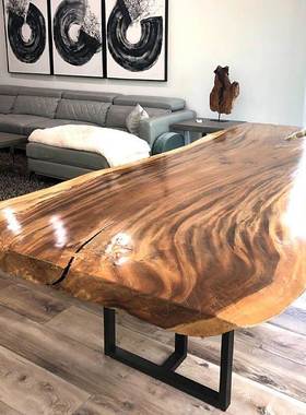 岩外3*桌5管 黑色铁艺桌BYU脚餐桌办贸公桌金属子腿餐厅吧台板桌