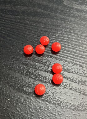 液油位塑料浮球8mm红色空心耐温耐腐圆形玻璃管水位可视漂浮珠标6