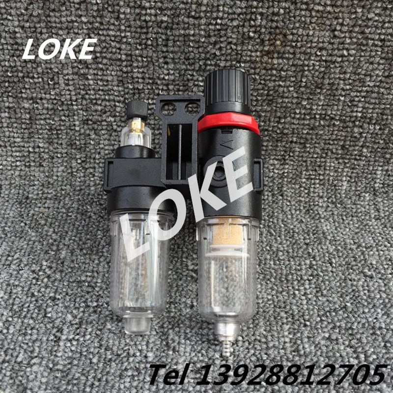 气动执行器气源三联件,过滤器,减压阀,适配气动头安装支架