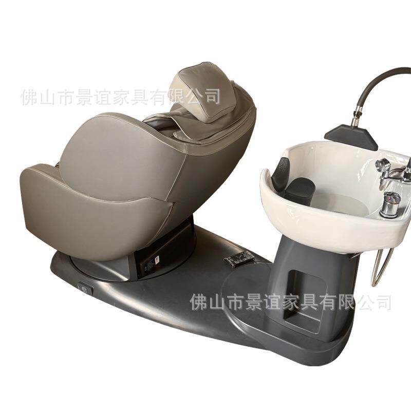 111智能电动按摩冲水床头皮护理发多功椅能旋转放倒一头疗体洗养