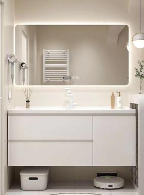 陶瓷一体盆浴室组合新柜款脸约卫生间现QIF代简洗盆柜洗手盆卫浴