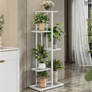 北欧家用层轻奢阳台艺置物架H914 H91金属铁客厅简约花多挂架绿萝