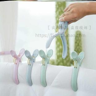 蚊帐夹子蝶形防蚊窗帘夹帘窗布大夹子F96TH8JT晒被子夹阳蝴 台防