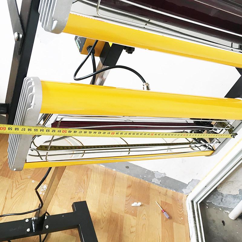 汽车烤漆房烤灯 喷漆烤灯双排带支架移动式 2000W红外线加热灯管