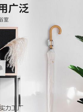 浴室拖把增势#707器挂挂架卫生间收纳神器卡扣钩扫壁把免打孔挂架