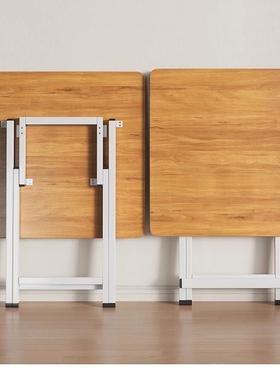 餐桌家用可折摆叠小桌户型简易圆桌出屋小子户QNU外摊租吃饭方桌