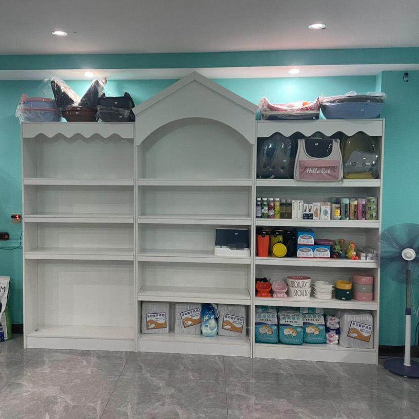 示木质母婴尿不湿货架粉展柜GZL奶中岛展示架玩店具儿童玩具宠物