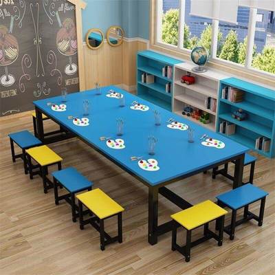 小高学课桌孩子大童青少年儿童SXJAn6mY中变形拼装生初中连体绘画