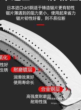 新款高枝锯长伸锯树枝修树割高枝缩锯子加杆长高EWX枝高空锯剪树