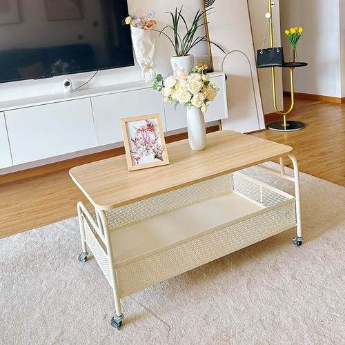 奶wsXnDnxG油风玻璃茶长方形移边几小户客厅家型用出租房可动几简