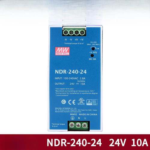 NDR-224开关电源220V转4HWGV电导轨48V直流稳压DRP0变压器机DR一