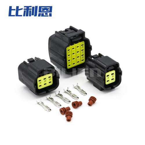 DJ7041Y-1.8-21汽车连接器公母对接防水接插件电子油门踏板插头