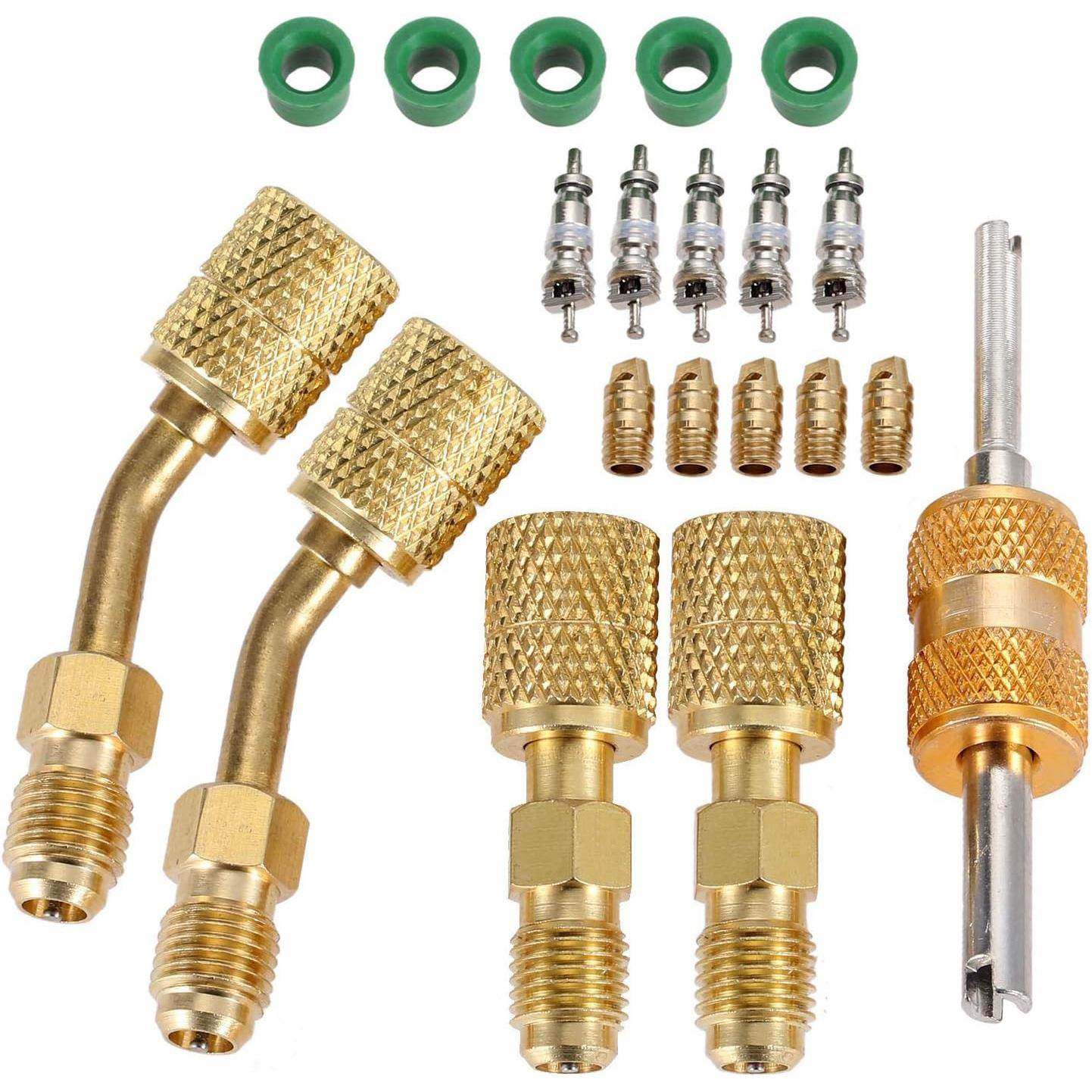 R2器QMF0件 R2套2转410A 适配空调加液加氟转接头X20