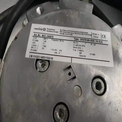Rose184berg德国洛森离风机DRAD4008-n8/50心0CFM