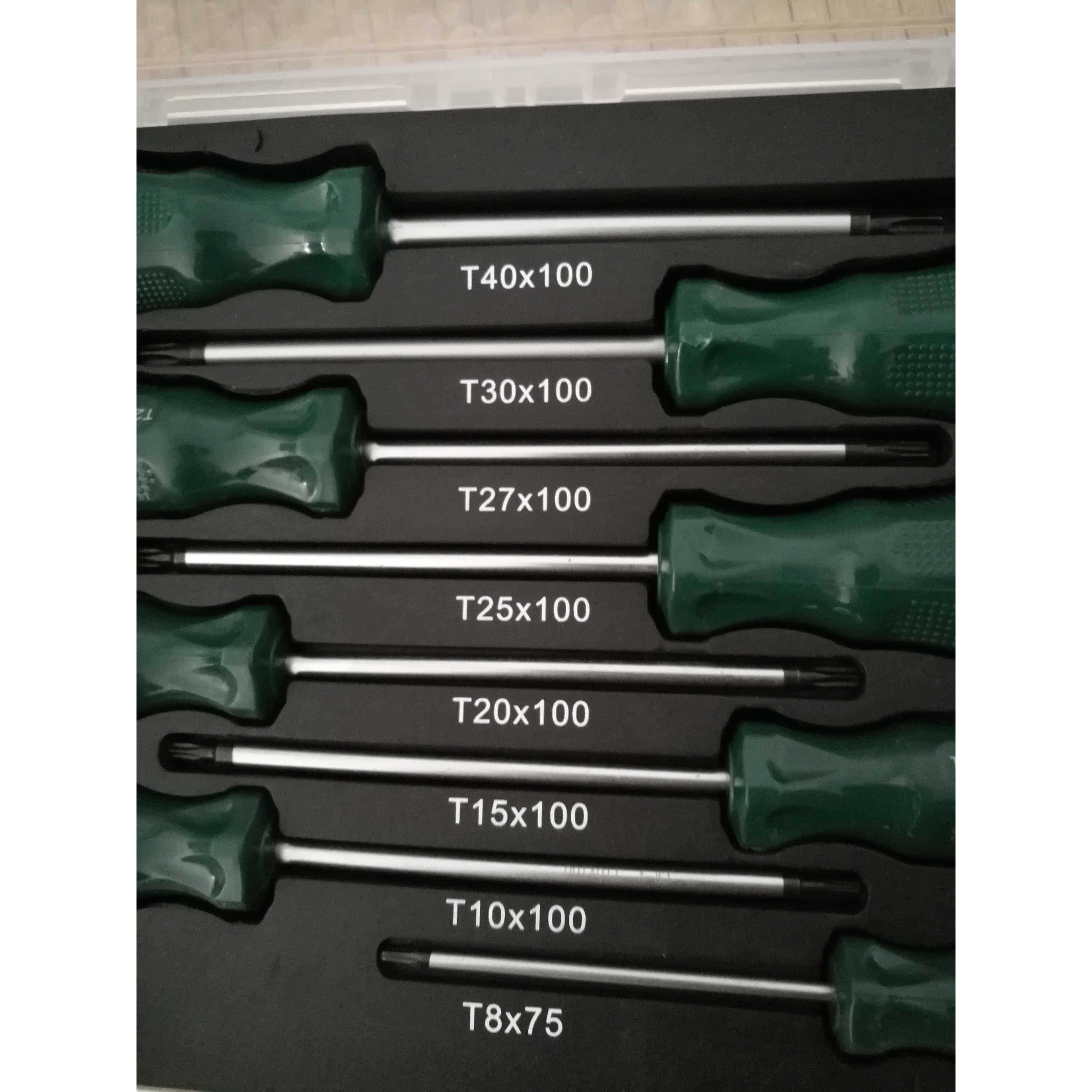 花星型花XSZ螺丝刀8件套T48-0套装中空汽六修机键修专用工具T15t2