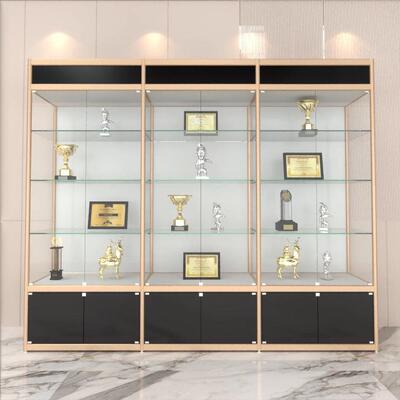 珠展示柜品奖杯宝玻璃柜礼饰品柜化妆陈品2365496样品模型列柜多
