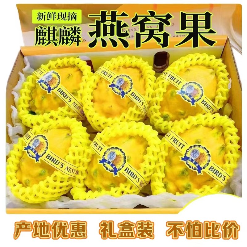 产地优惠燕窝果麒麟果礼盒新鲜爽口水果香甜丝滑热带水果多汁