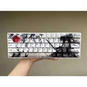 五面热升华 剑指当空 正刻武侠水墨风PBT原厂键帽 3天内发