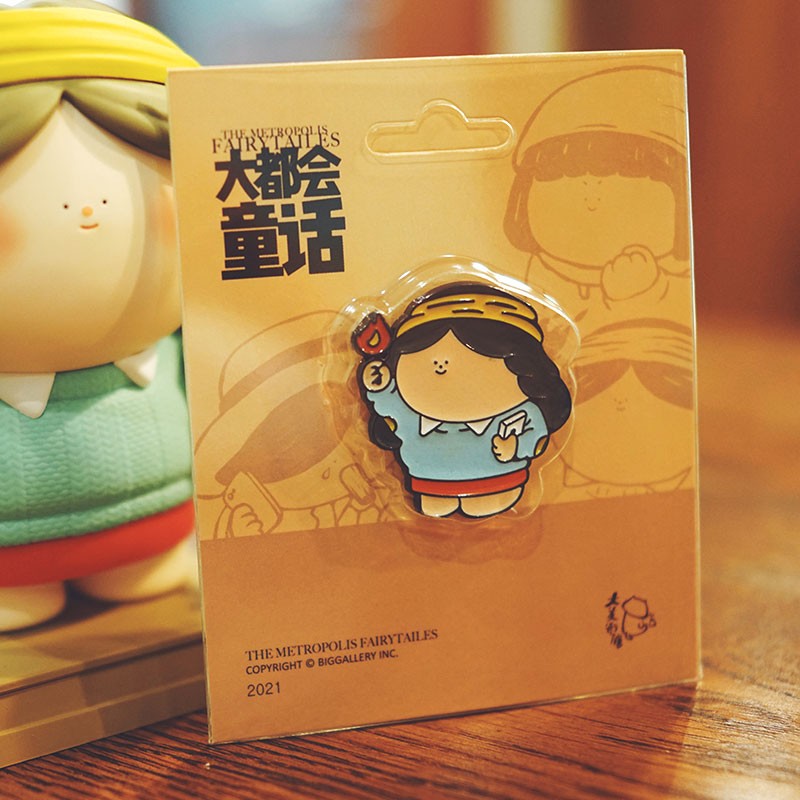 大美术馆/大都会童话系列胸针徽章冰箱贴 两用磁吸卡通可爱磁贴