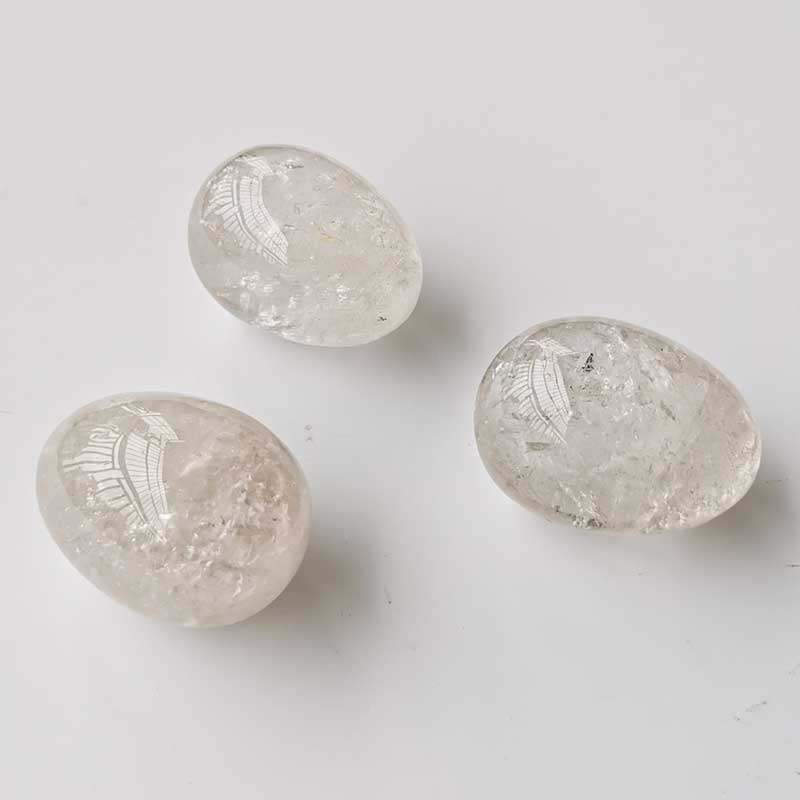 天然白水晶玉石阴户蛋凯格尔球按摩石盆底肌保健球产后修复护阴蛋