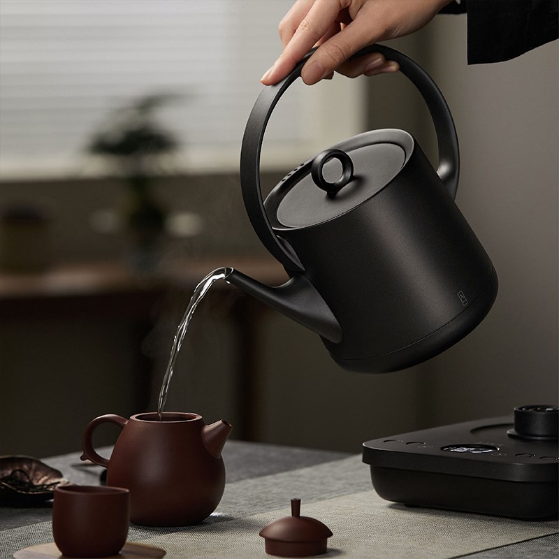 入一 静月提梁壶316不锈钢底部上水烧水壶智能恒温电热水壶