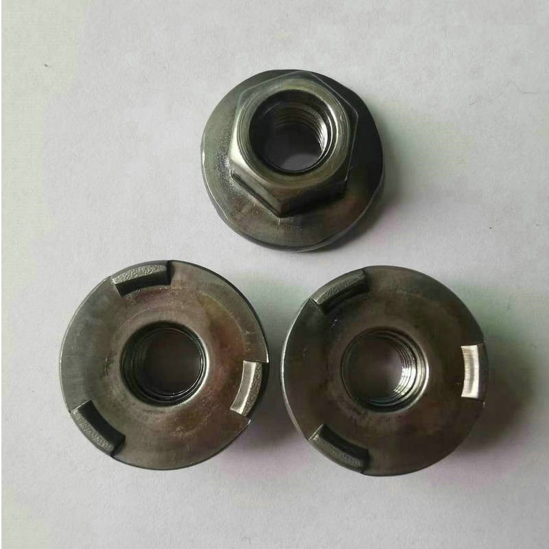 T型焊接螺母台阶圆螺母对锁螺母法兰盘圆柱螺母冷镦铁板T帽M6M8
