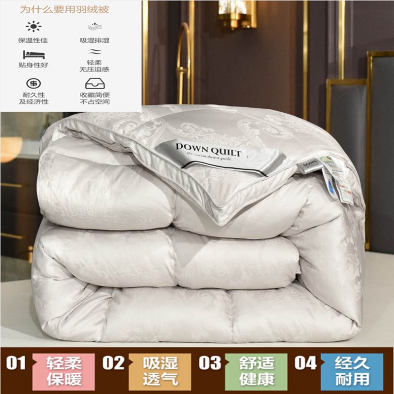 旧羽绒服翻新加工改做羽绒被定制定做鹅绒被春秋被冬单双人半成品