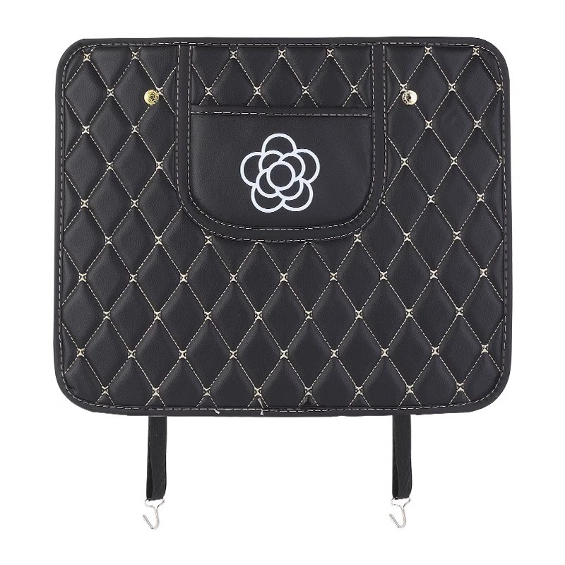 车用座椅后座防踢垫后排通用多功能收纳车内用品大全奔驰宝马大众