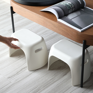 小凳子家用登子客厅茶几浴室脚踏塑料板凳加厚创意换鞋凳儿童矮凳