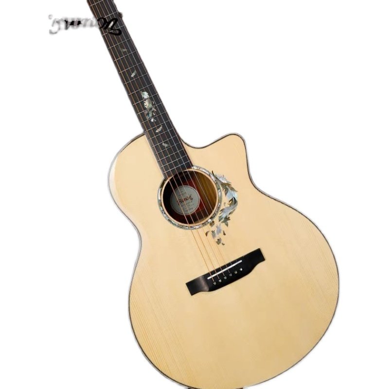 楚门黑羽950/850单板吉他初学者加振电箱民谣41寸女男生专用吉他