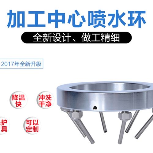 加工中心模具主轴切削液喷水嘴石材雕刻机环形水冷主轴刀头喷水环