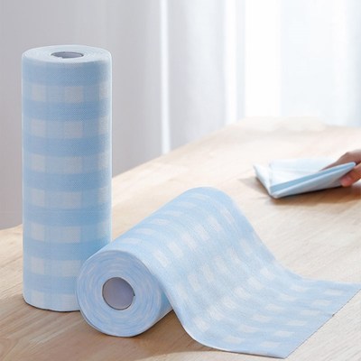 霜山一次性懒人抹布家用厨房无纺洗碗布干湿两用加大加厚厨房用纸