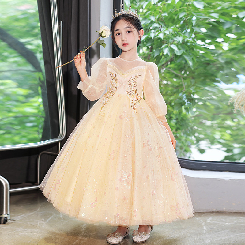 女童礼服花童婚礼小女孩婚纱钢琴演奏演出服儿童高端主持人公主裙,童装/婴儿装/亲子装,儿童礼服,淘宝优惠券,粉丝福利购,淘宝优惠卷