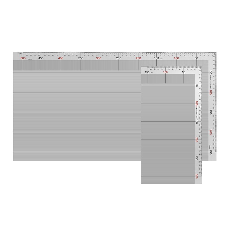 不锈钢加厚直角尺90度木工角尺拐尺大号L型尺板尺拐角钢尺高精度