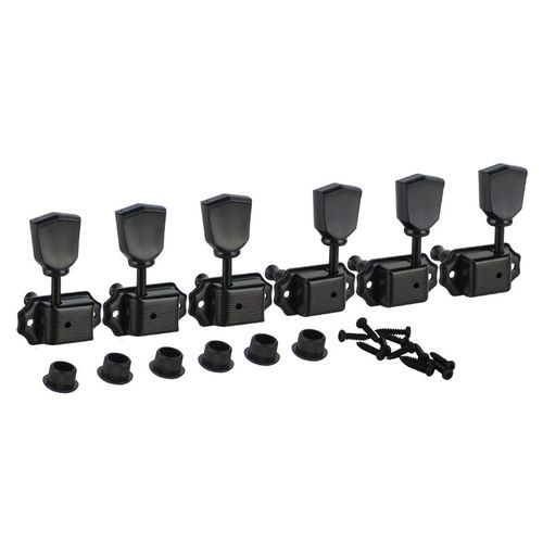 LP电吉他弦钮仿玉菱形弦钮调音钮LP旋钮半封闭琴钮卷弦器弦准银黑