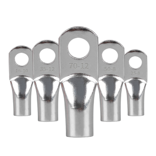 国标JG铜鼻子接线端子线耳接头快速冷压大功率开口10