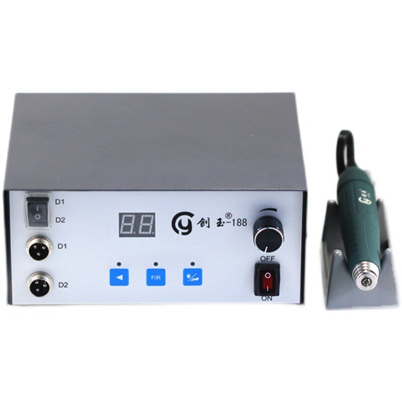 无刷雕刻打磨电子机双卡9万转大力王手柄双控翡翠玉雕机电动工具